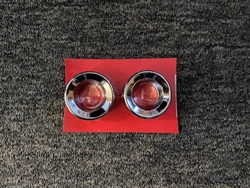 1967-1968 Cougar XR-7 Overhead Console Courtesy Light Bezels