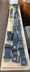 1969 Cougar or Mustang Complete Set of Deluxe Seat Belts